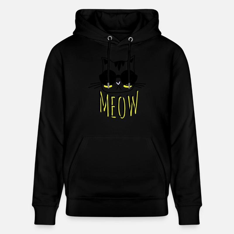 Cool Cat - Stanley/Stella Unisex Bio-Hoodie CRUISER  - Schwarz