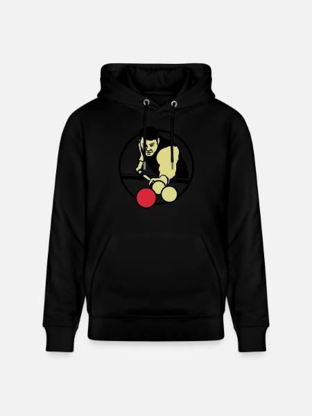 karambol_billard - Stanley/Stella CRUISER Unisex Organic Hoodie - black