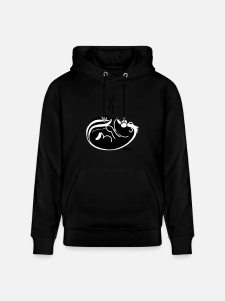 Stinktier - Stanley/Stella Unisex Bio-Hoodie CRUISER  - Schwarz
