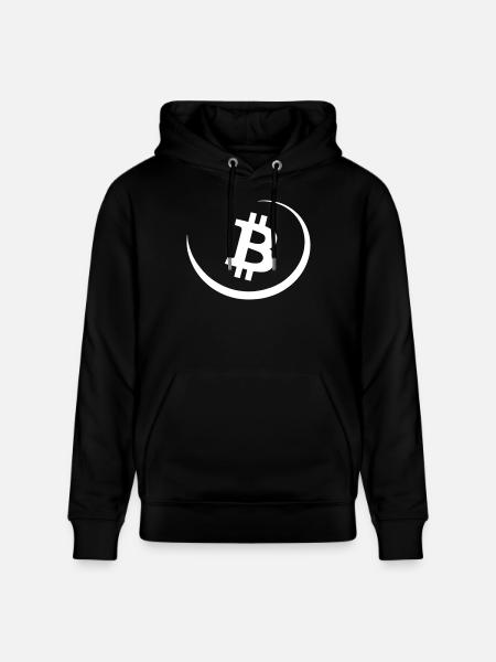 Bitcoin to the moon - Stanley/Stella CRUISER Unisex Organic Hoodie - black