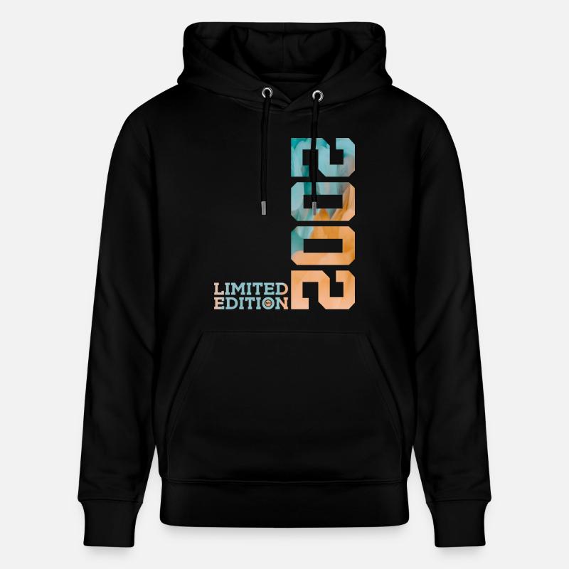 24E ANNIVERSAIRE ÉDITION LIMITÉE 2002 - Sweat à capuche bio CRUISER Stanley/Stella Unisexe - noir