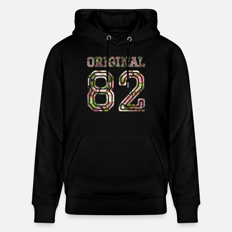 1982 - Stanley/Stella Unisex Bio-Hoodie CRUISER  - Schwarz