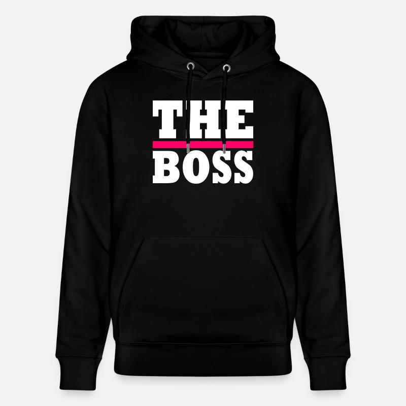 The boss - Stanley/Stella Unisex Bio-Hoodie CRUISER  - Schwarz