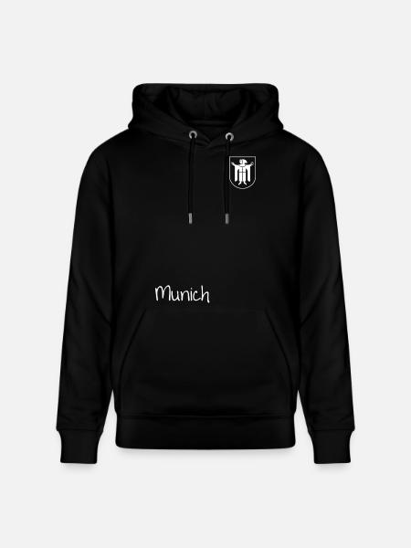 Munich München Wappen - Stanley/Stella Unisex Bio-Hoodie CRUISER - Schwarz