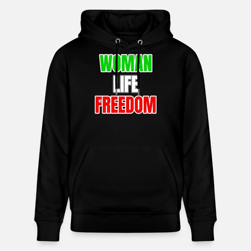Liberté de vie de femme - Sweat à capuche bio CRUISER Stanley/Stella Unisexe - noir