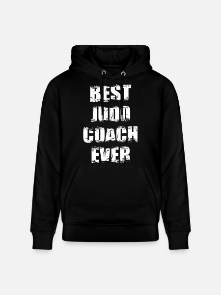 Best Judo Coach of All Time - Stanley/Stella CRUISER Unisex Organic Hoodie - black