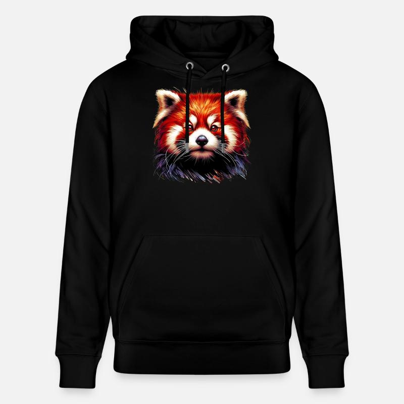 Petit panda - Sweat à capuche bio CRUISER Stanley/Stella Unisexe - noir