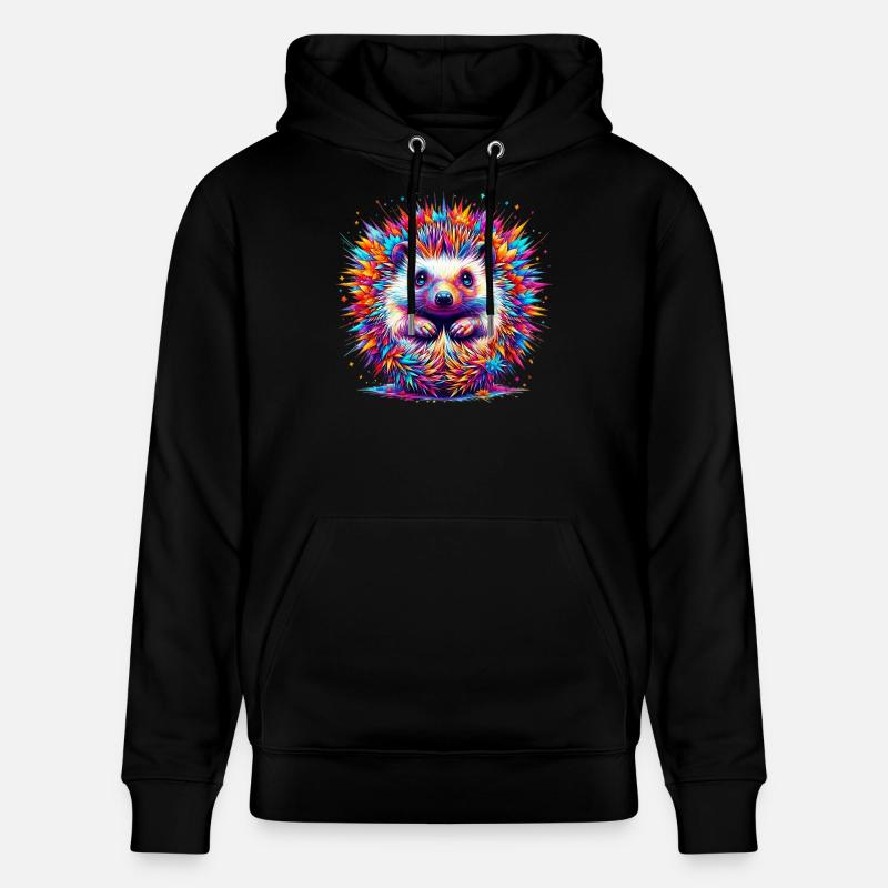 Hérisson - Sweat à capuche bio CRUISER Stanley/Stella Unisexe - noir