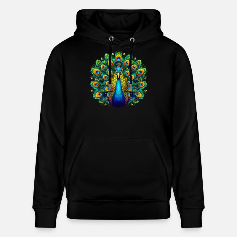 Paon - Sweat à capuche bio CRUISER Stanley/Stella Unisexe - noir