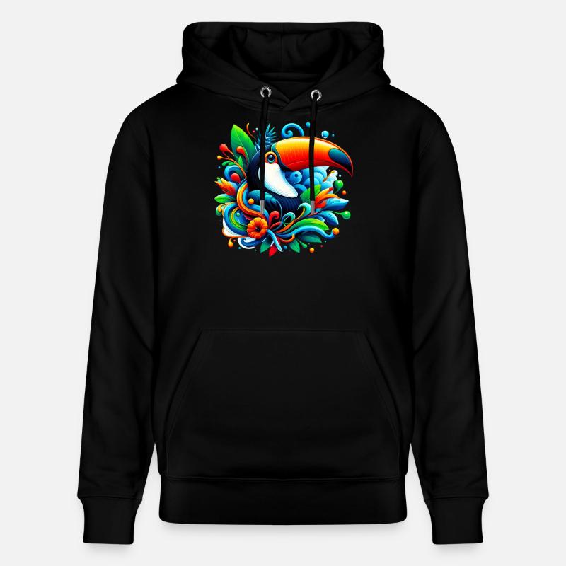 Toucan - Sweat à capuche bio CRUISER Stanley/Stella Unisexe - noir