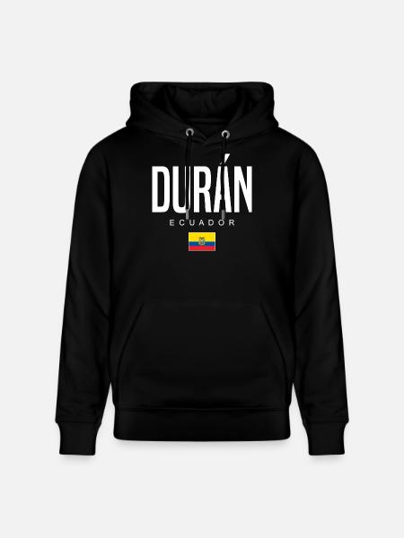 Durán Ecuador Ecuadorian - Stanley/Stella CRUISER Unisex Organic Hoodie - black