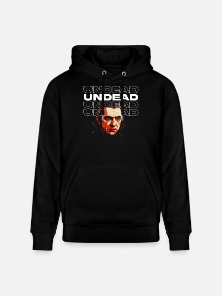 Classic Dracula Movie Tribute Design - Stanley/Stella CRUISER Unisex Organic Hoodie - black