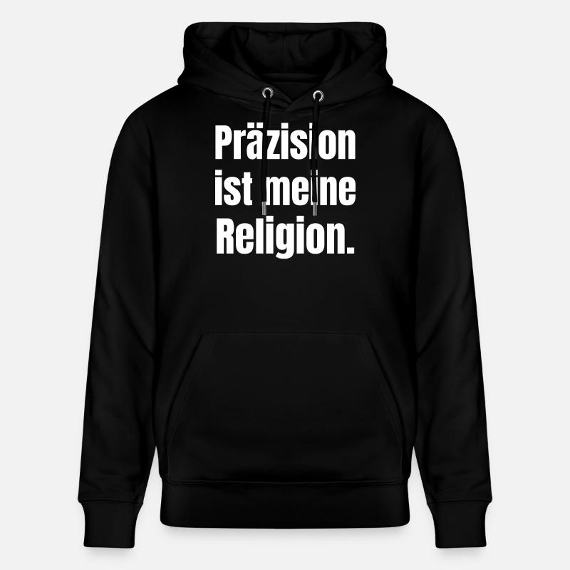 La précision est ma religion. - Sweat à capuche bio CRUISER Stanley/Stella Unisexe - noir