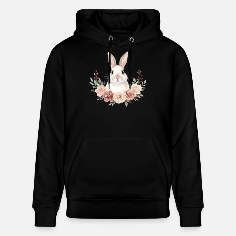 Lapin - Sweat à capuche bio CRUISER Stanley/Stella Unisexe - noir