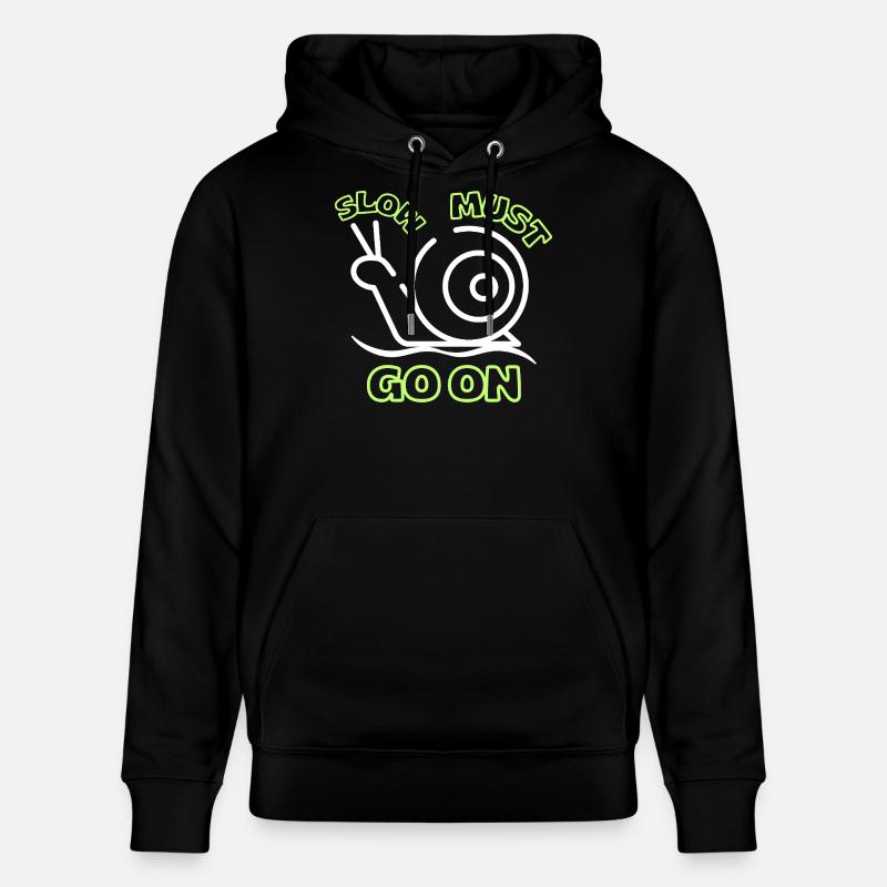 Slow must go on - Sweat à capuche bio CRUISER Stanley/Stella Unisexe - noir