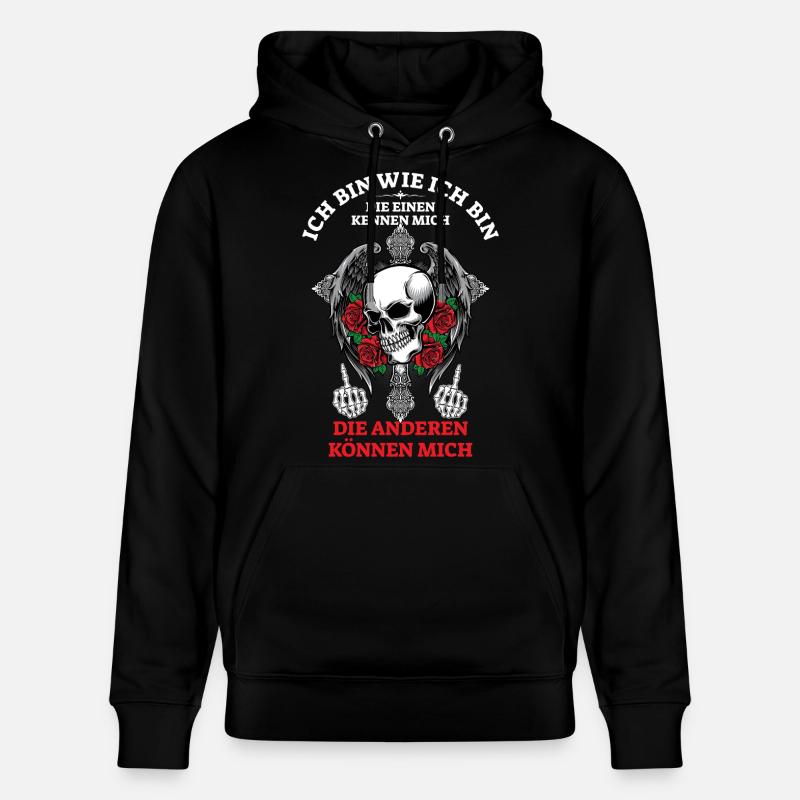 Je suis comme je suis... - Sweat à capuche bio CRUISER Stanley/Stella Unisexe - noir