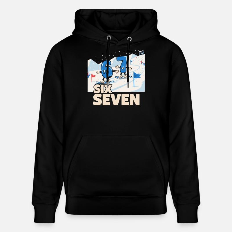 67 Snowboard Six Seven Memes - Sweat à capuche bio CRUISER Stanley/Stella Unisexe - noir