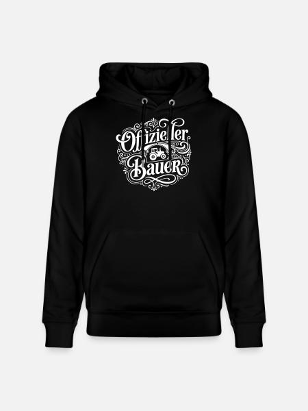 Offizieller Bauer Spruch - Stanley/Stella Unisex Bio-Hoodie CRUISER  - Schwarz