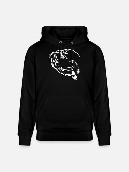 Australian Shepherd "Black Edition" - Stanley/Stella CRUISER Unisex Organic Hoodie - black