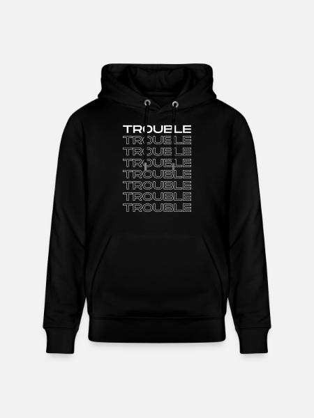 gestört - Stanley/Stella Unisex Bio-Hoodie CRUISER  - Schwarz