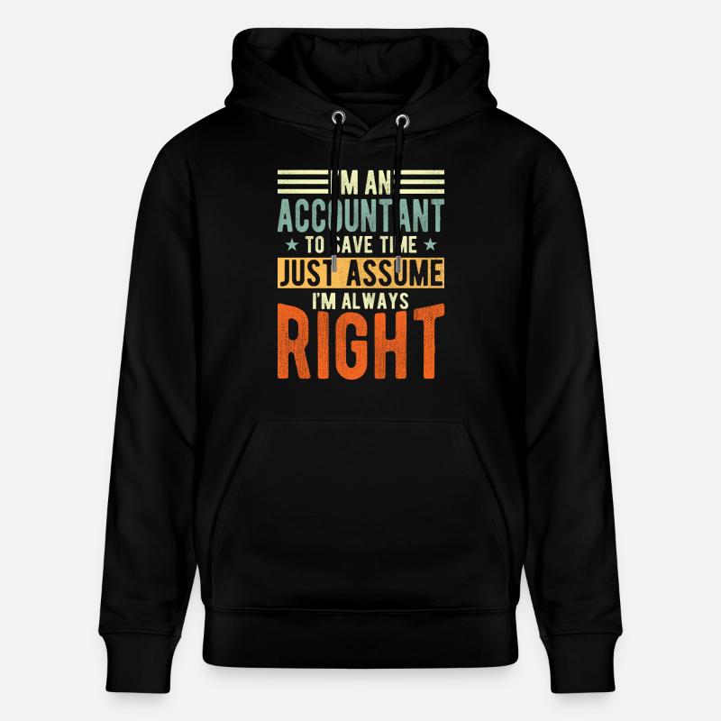 Acrobate - Sweat à capuche bio CRUISER Stanley/Stella Unisexe - noir