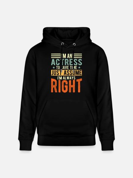 Actress - Stanley/Stella CRUISER Unisex Organic Hoodie - black