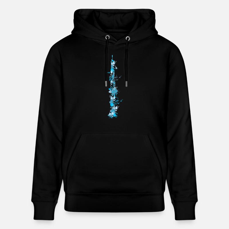 Klarinette Splash - Stanley/Stella Unisex Bio-Hoodie CRUISER  - Schwarz