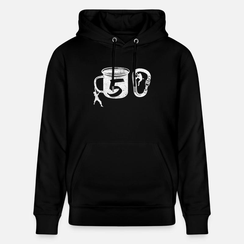 Klettern 50 - Stanley/Stella Unisex Bio-Hoodie CRUISER  - Schwarz
