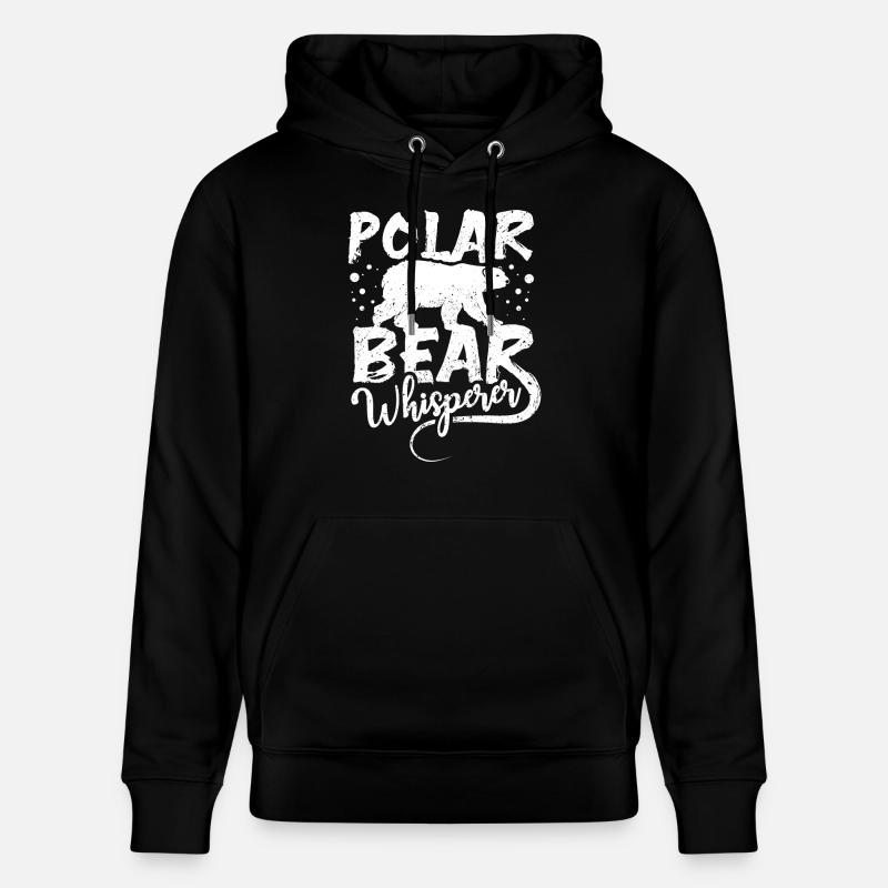 Polar bear whisperer - Stanley/Stella Unisex Bio-Hoodie CRUISER  - Schwarz
