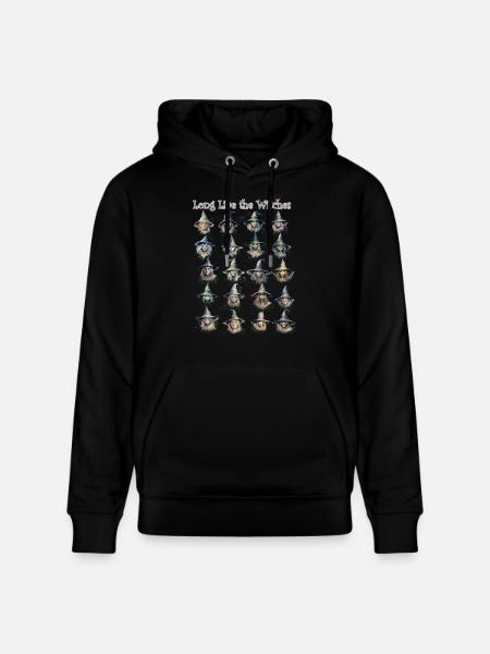 Long Live the Witches - Stanley/Stella CRUISER Unisex Organic Hoodie - black