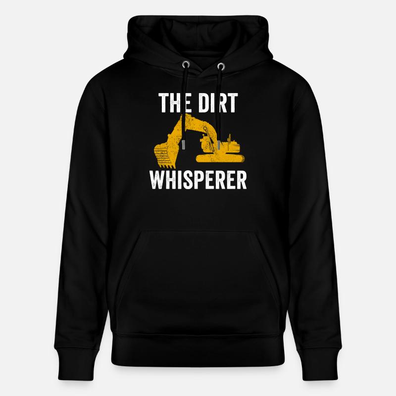 Bauarbeiter für Bagger - Stanley/Stella Unisex Bio-Hoodie CRUISER - Schwarz