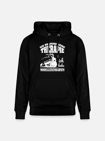 Modelleisenbahn - Stanley/Stella Unisex Bio-Hoodie CRUISER - Schwarz
