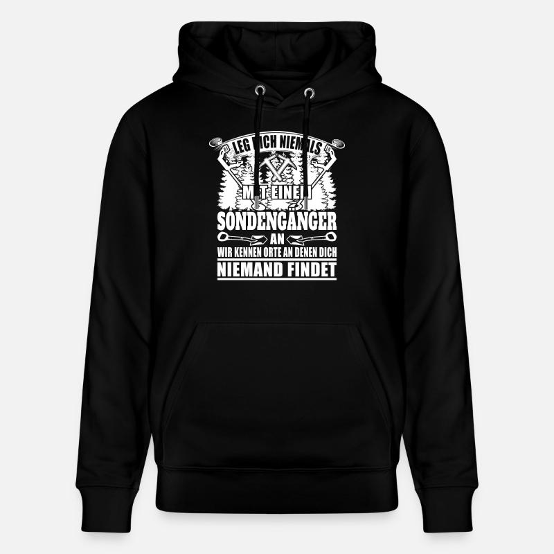 Sondening Sondel Shirt - Sweat à capuche bio CRUISER Stanley/Stella Unisexe - noir