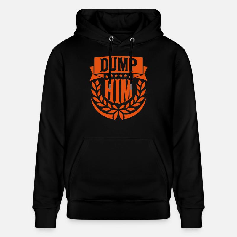 Dump Him Quote Logo - Sweat à capuche bio CRUISER Stanley/Stella Unisexe - noir