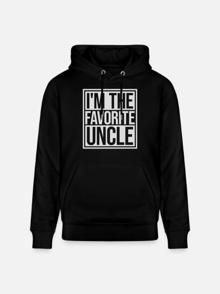 at The Favorite Uncle - Stanley/Stella CRUISER Unisex Organic Hoodie - black