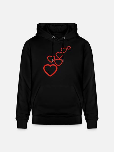 Valentin Herzen - Stanley/Stella Unisex Bio-Hoodie CRUISER  - Schwarz