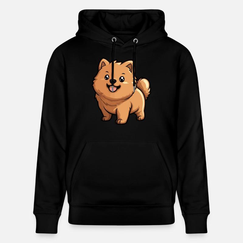 Chow Chow Chien Mignon - Sweat à capuche bio CRUISER Stanley/Stella Unisexe - noir