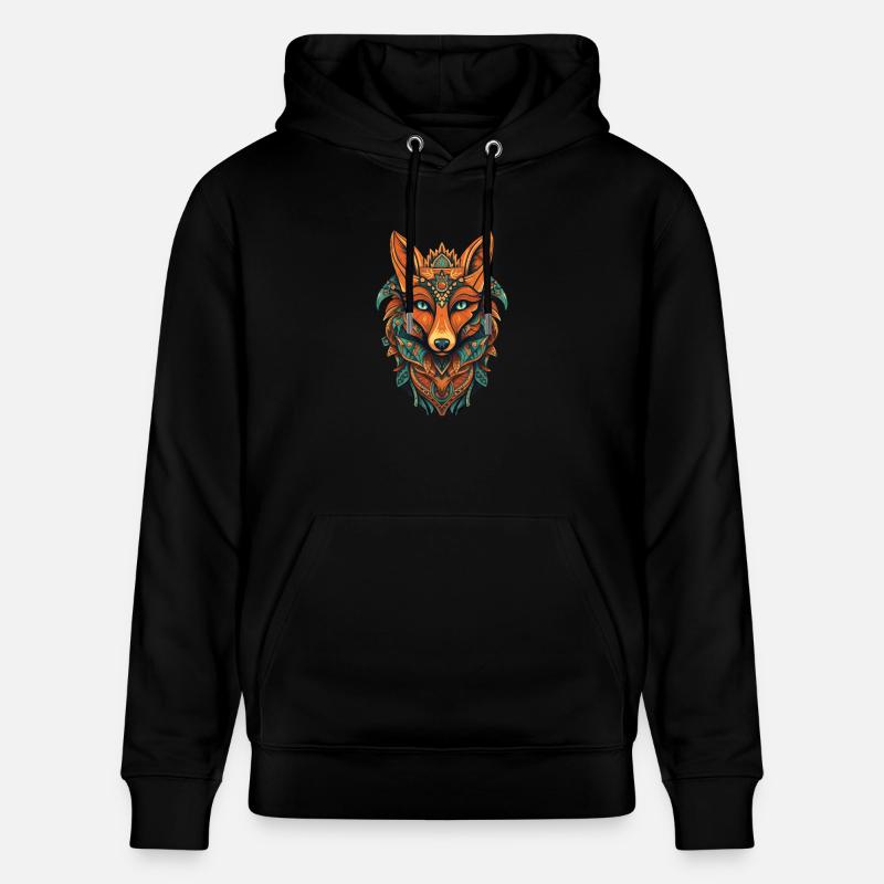 Renard - Sweat à capuche bio CRUISER Stanley/Stella Unisexe - noir