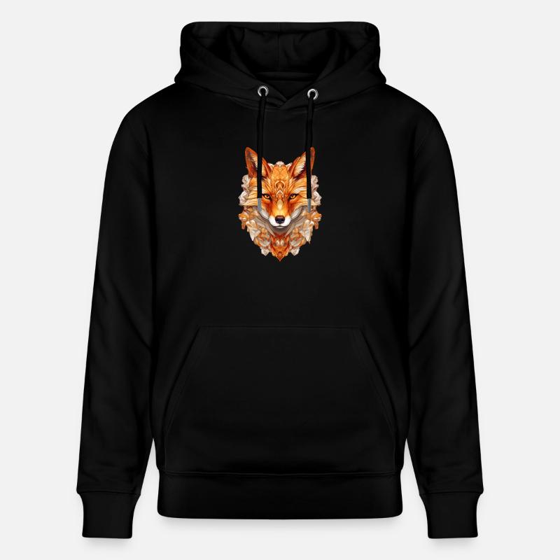 Renard - Sweat à capuche bio CRUISER Stanley/Stella Unisexe - noir