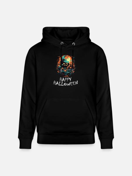 Halloween - Happy Halloween - Stanley/Stella Unisex Bio-Hoodie CRUISER - Schwarz