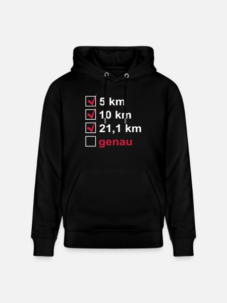 Marathon - Stanley/Stella Unisex Bio-Hoodie CRUISER - Schwarz