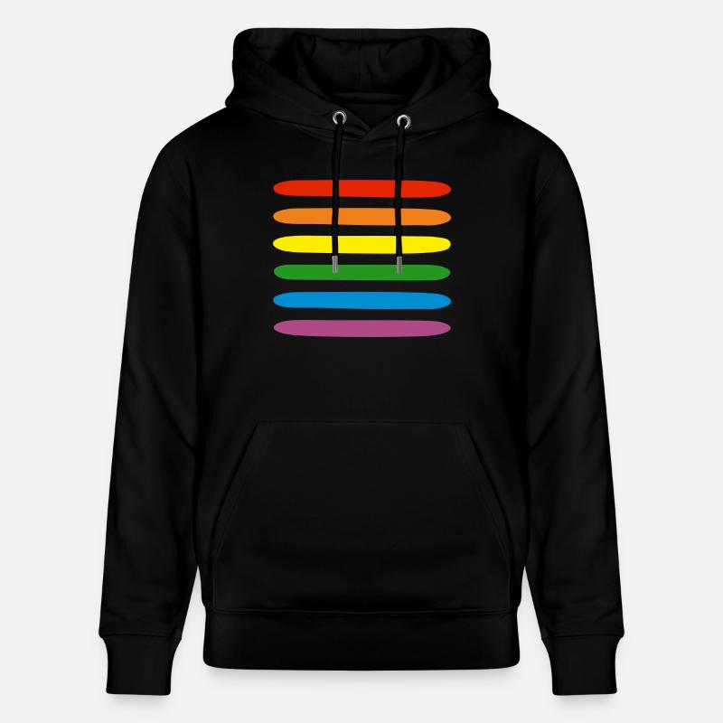 Rainbow - Sweat à capuche bio CRUISER Stanley/Stella Unisexe - noir