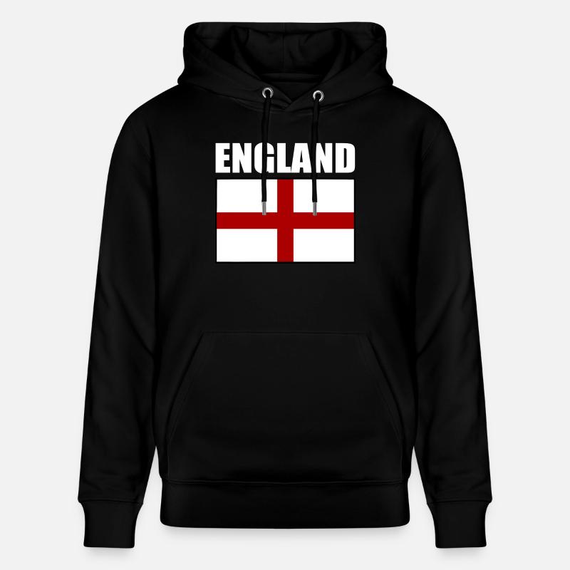 angleterre - Sweat à capuche bio CRUISER Stanley/Stella Unisexe - noir