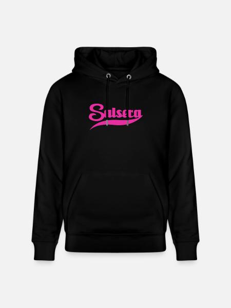 Salsera pink - Dance Shirts - Stanley/Stella CRUISER Unisex Organic Hoodie - black