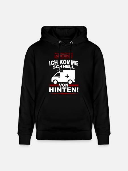 Rettungsdienst - Stanley/Stella Unisex Bio-Hoodie CRUISER - Schwarz