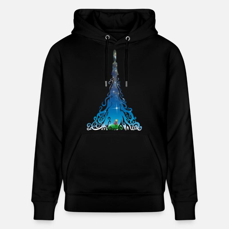 Rocket dreams - Stanley/Stella Unisex Bio-Hoodie CRUISER  - Schwarz