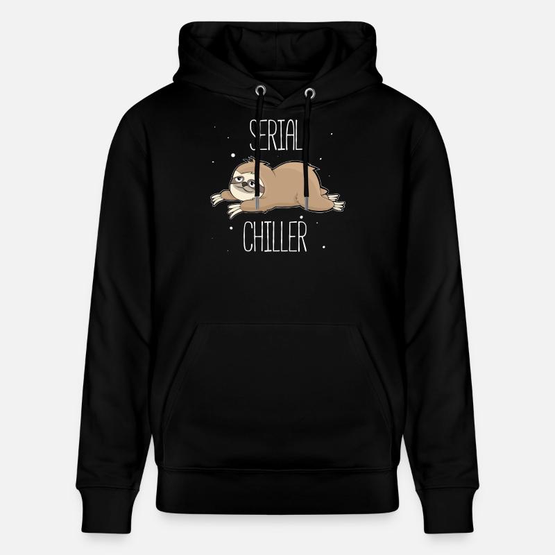 Serial Chiller - Stanley/Stella Unisex Bio-Hoodie CRUISER  - Schwarz
