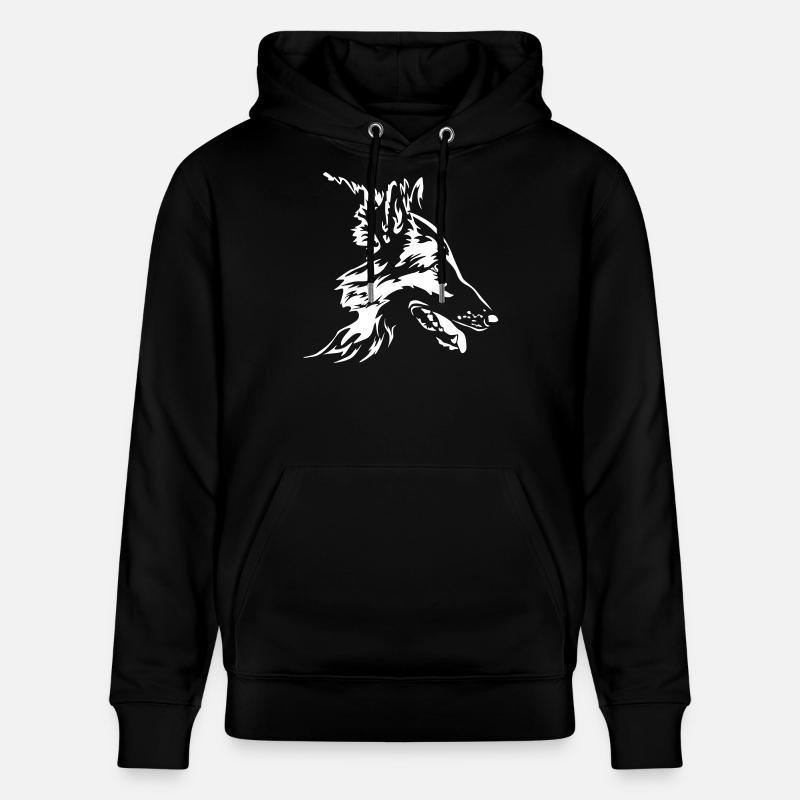 Tête tervuren « Black Edition » - Sweat à capuche bio CRUISER Stanley/Stella Unisexe - noir