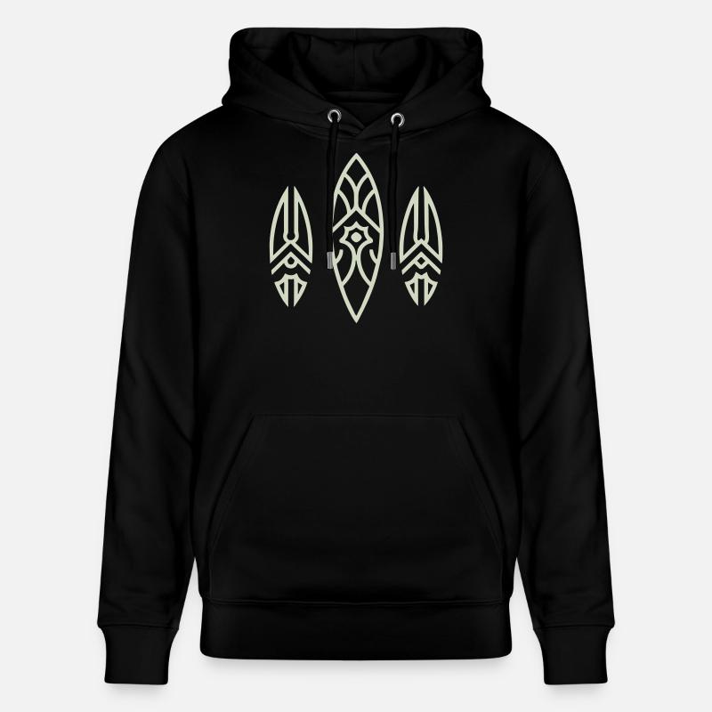 Design Tribal Inspiré Éthnique Épuré - Sweat à capuche bio CRUISER Stanley/Stella Unisexe - noir