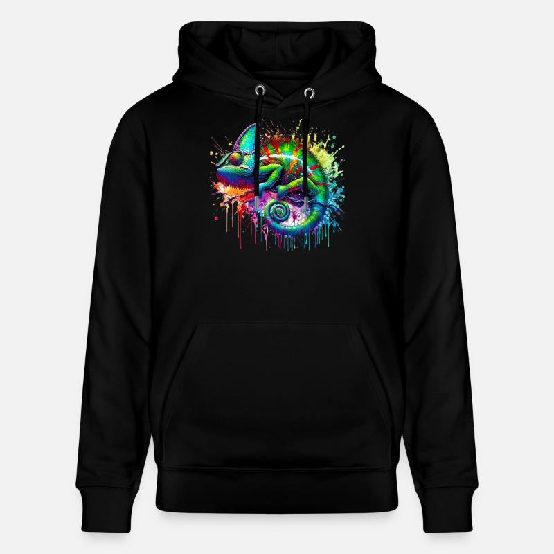 Chamäleon - Stanley/Stella Unisex Bio-Hoodie CRUISER  - Schwarz